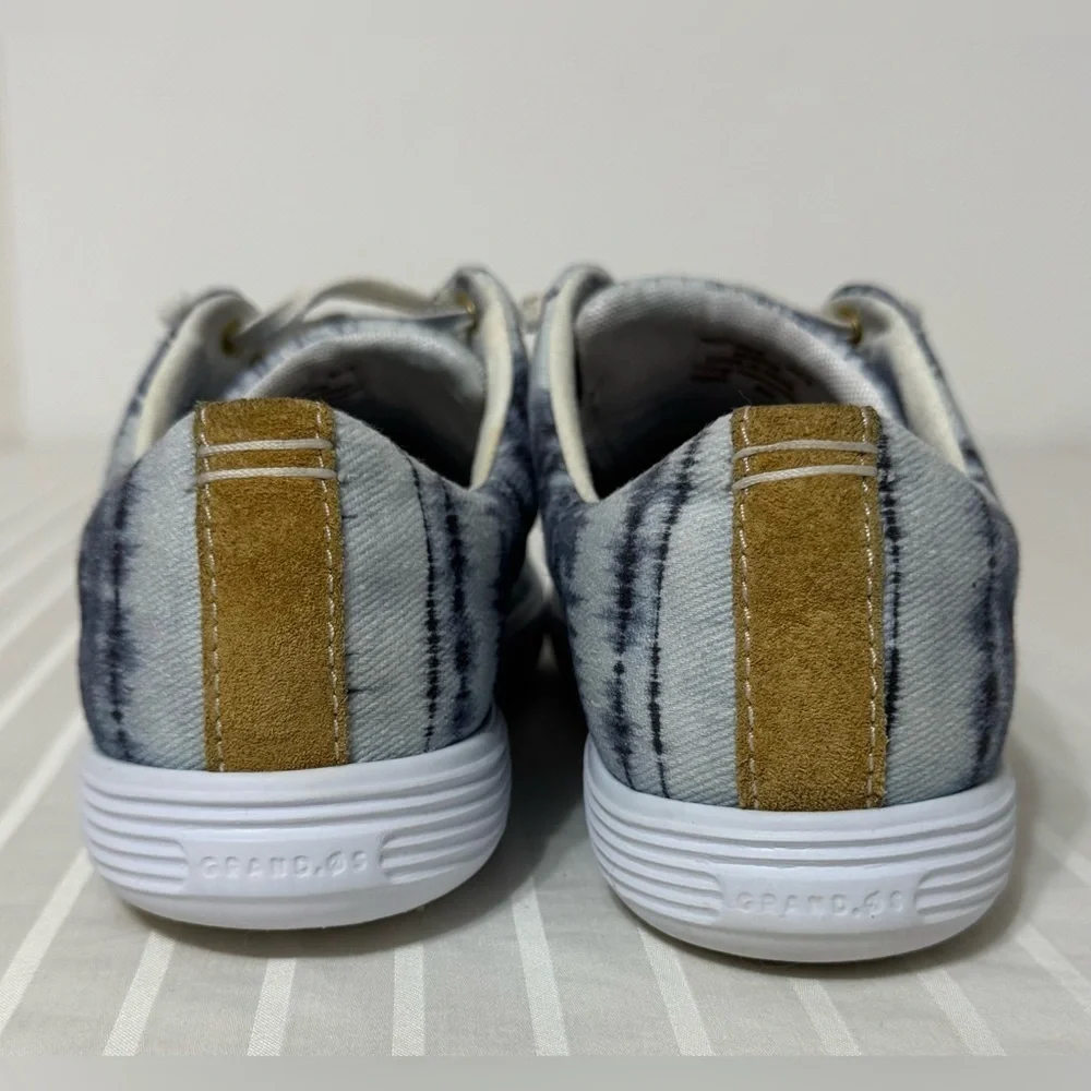 Cole Haan Grand Crosscourt II Canvas Sneaker China Blue Ikat Size 8.5